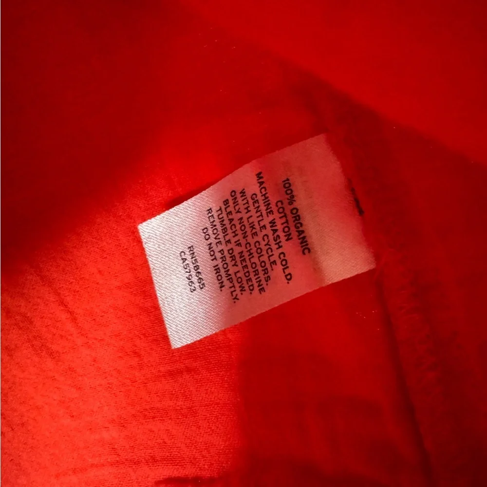 STEM Girls Burnt Orange Tiered Dress Size 6 Elevated Basic Cotton Casual